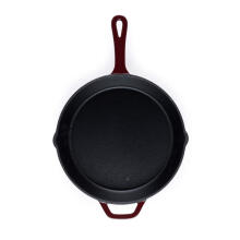 Salter BW13773R 26cm Cast Iron FryPan, Red