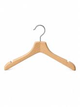 Bebe Basic Cloth Hanger Art.291995 Drēbju pakaramais (dabīga koka, 10 gb.)