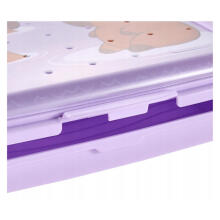 Food storage container deco-click-box mini 0.5L Carla &ldquo;Capybara&rdquo; 17x13x3.5cm soft purple