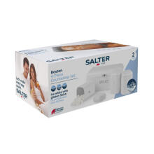 Salter BW14045EU7  Boston 4-Piece Countertop Set, Ice White