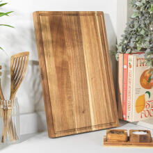 Salter BW13695 Toronto Chopping Board, Wood 44 x 30 cm