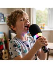 WOOPIE Wireless Karaoke Microphone with Speaker Black BT