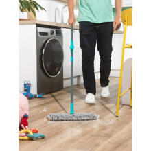Beldray LA00000044UFEU7  Anti-Bac Telescopic Double-Sided Flat Mop