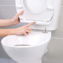 Beldray LA037062PEU7 Anti-bac Quick-release Toilet Seat, White
