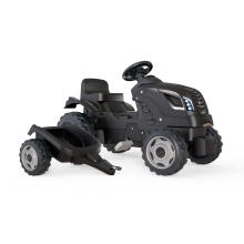 Трактор Smoby Farmer XL черный + прицеп