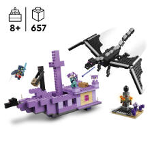 LEGO Minecraft Дракон Края и Корабль Края