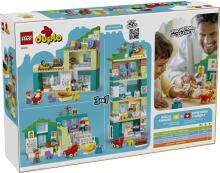 3 in 1 Modern Family House with Figures