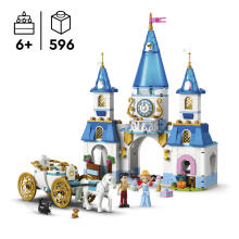 LEGO Disney Pelnrušķītes pils un zirgu ratos