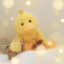 Cuddly Toy Velvet Plush Duck Art.144940 Soft toy Duckling, 23 cm
