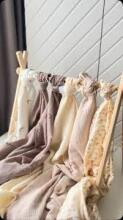 La Bebe™ Eco Natural Linen Swaddle Art.292588 Grey Высококачественная  пелёнка для пеленания из натурального льна, (150x100 см)