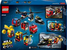 LEGO City helikopters, ugunsdzēsēju mašīna un zemūdene remix