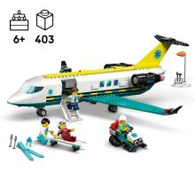 LEGO City Emergency Air Ambulance Airplane