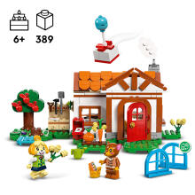 LEGO Dzīvnieku Krustojums Izabelles Mājas Apmeklējums