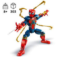 LEGO Marvel Dzelzs Zirneklis Celtniecības Figūra