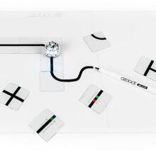 Ozobot Krāsu Koda Magnētu Bāzes Komplekts 36 Flīzes