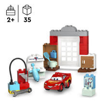 LEGO DUPLO Mcqueen apmeklējums Doka garāžā