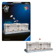 Ravensburger 3D puzle ar LED gaismu: Bukingemas pils