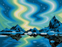 Ravensburger Paint by Number Northern Lights