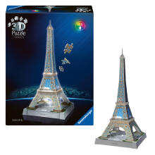 3D-пазл Ravensburger с LED-подсветкой: Эйфелева башня