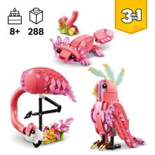 LEGO Creator Savvaļas dzīvnieki: Rozā flamingo