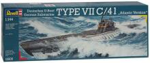 Revell Plastic Model German Submarine Type VII / 41 1:144