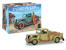 Revell Plastic Model 1937 Ford Pickup Street Rod with Surf Board 1:25