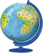 Ravensburger 3D puzle bumba 180 gab. bērnu globuss