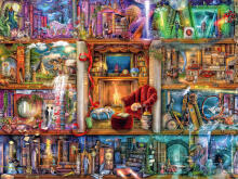 Ravensburger puzle 1500 gabali The Grand Library