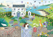 Ravensburger puzle 1000 gabali Seaside Home