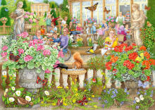 Ravensburger puzzle 1000 pc Cafe in the middle of nature