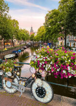Ravensburger puzle 1000 gabali: Velosipēds Amsterdamā