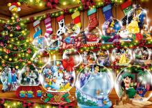 Ravensburger Puzzle 1000 pc Disney Snowglobes 
