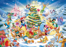 Ravensburger puzle 1000 gabali A Disney Ziemassvētki
