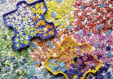 Ravensburger puzle 1000 gabali krāsaini puzles gabali
