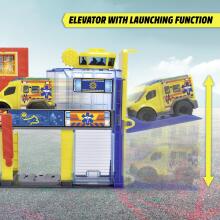 Dickie Toys Glābšanas dienestu stacija un transportlīdzekļu spēļu komplekts