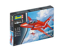Revell plastmasas modelis BAe HAWK T.1 SARKANIE BULTU 1:72