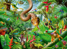
Ravensburger  Puzle 300 gab. Reptile Home