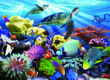Ravensburger Puzzle 200 pc Ocean Turtles