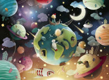 Ravensburger Puzzle 100 pc The Planets