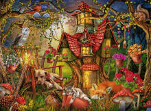 Ravensburger puzle 200 gab. Meža māja