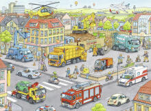 Ravensburger Puzzle 100 pc Vehicles in the City