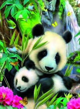 Ravensburger Puzzle 300 pc Cuddling Pandas