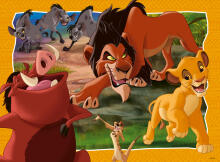 Ravensburger puzle 200 gab. Mufasa