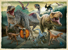 Ravensburger puzle 200 gab. Jurassic World