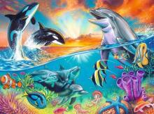 Пазл Ravensburger 200 деталей Жизнь в океане