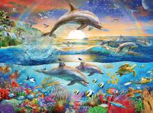 Ravensburger  Puzzle 300 pc Dolphin Paradise