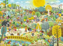 Пазл Ravensburger 200 деталей Устойчивый