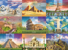 Ravensburger puzle 200 gab. pieminekļi