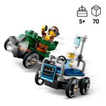 LEGO City Аэроплан против Гоночной Машины с Кроватью в Больнице