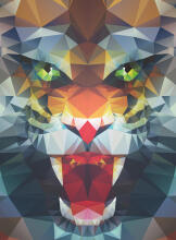 Ravensburger Puzzle 500 pc Graphic Lion